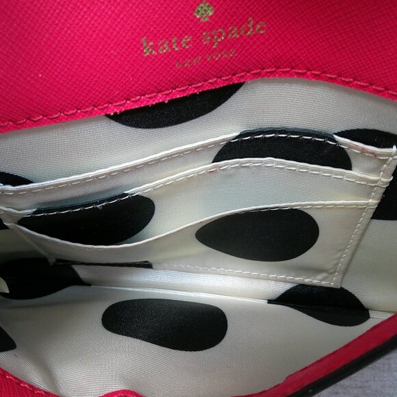 Kate Spade Envelope Wallet Minimalist Style Pink - Picture 5 of 8